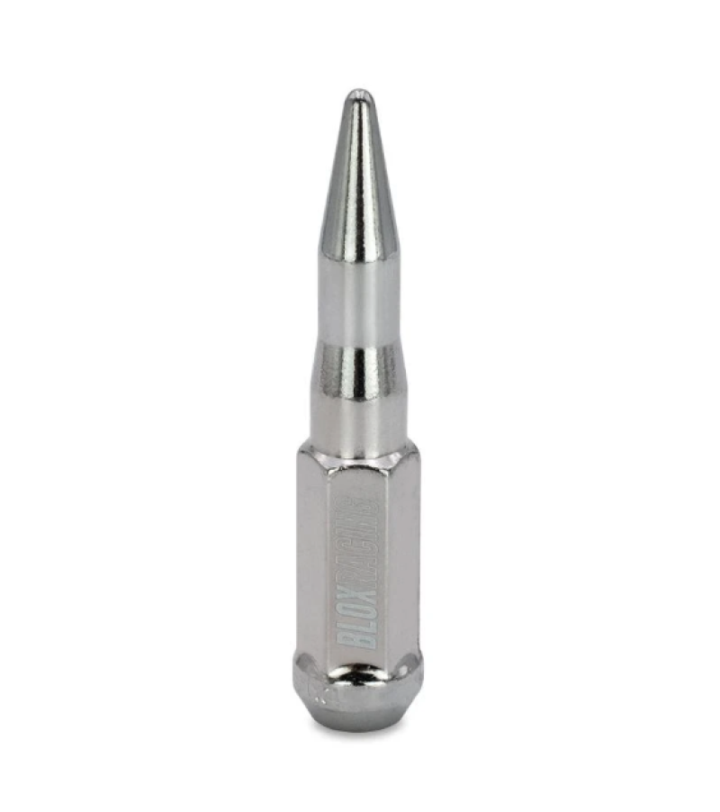 BLOX Racing Spike Forged Lug Nuts - Chrome 12 x 1.50mm - Single-thumbmail-1