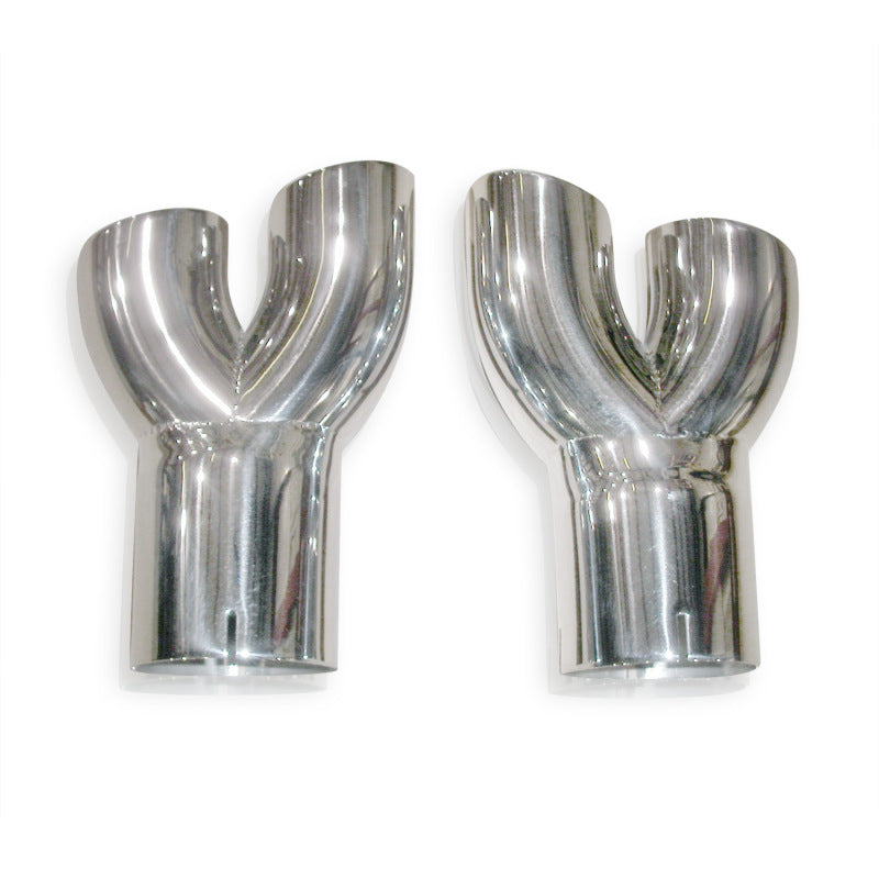Stainless Works 2010+ Camaro Y-Tips for factory ground effects-thumbmail-1