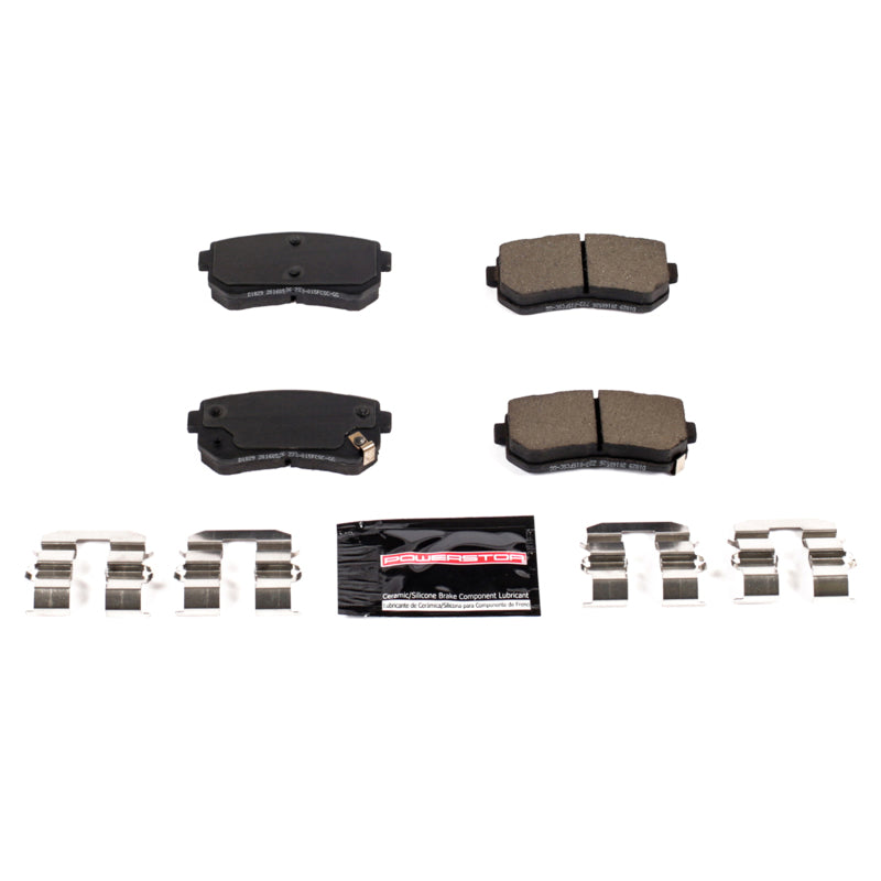 Power Stop 17-19 Hyundai Sonata Rear Z23 Evolution Sport Brake Pads w/Hardware-thumbmail-1