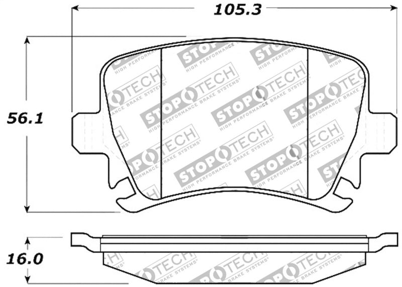 StopTech Performance 06-09 Audi A3 / 05-09 Audi A4/A6 / 08-09 Audi TT / 06-09 VW GTI / 06-09 Jetta-thumbmail-5