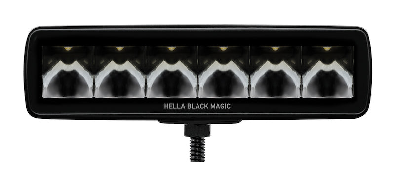 Hella Universal Black Magic 6 L.E.D. Mini Light Bar - Spot Beam-thumbmail-3