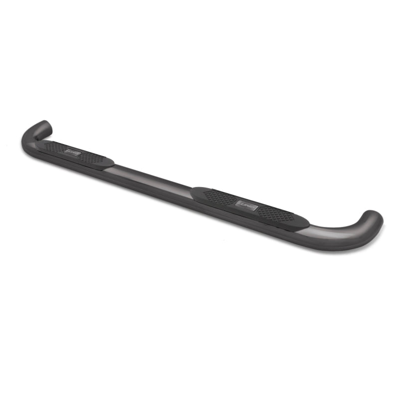 Lund 15-17 Chevy Colorado Crew Cab 4in. Oval Curved Steel Nerf Bars - Black-thumbmail-2