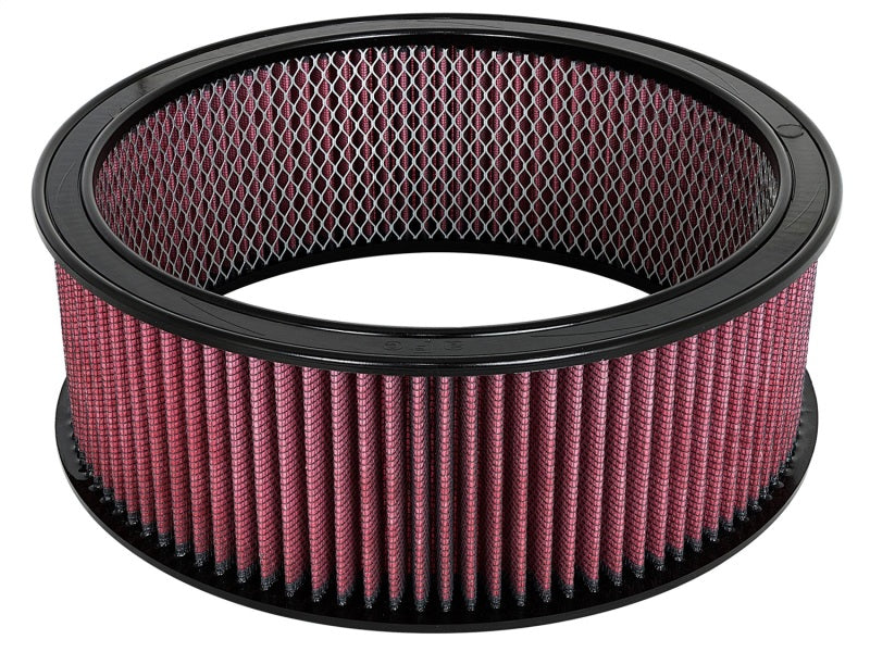 aFe MagnumFLOW Air Filters Round Racing P5R A/F RR P5R 14OD x 12ID x 5H E/M (Blk/Red)-thumbmail-1