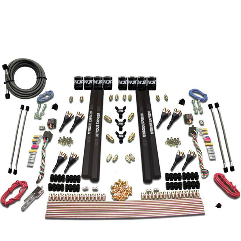 Nitrous Express SX2 Dual Stage/Alcohol 8 Solenoid Nitrous Kit (200-1200HP) w/o Bottle-thumbmail-2