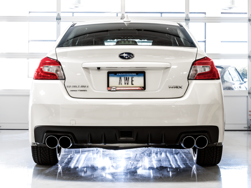 AWE Tuning 2015+ Subaru WRX VA Sedan Touring Edition Exhaust - Chrome Silver Tips (102mm)-thumbmail-10