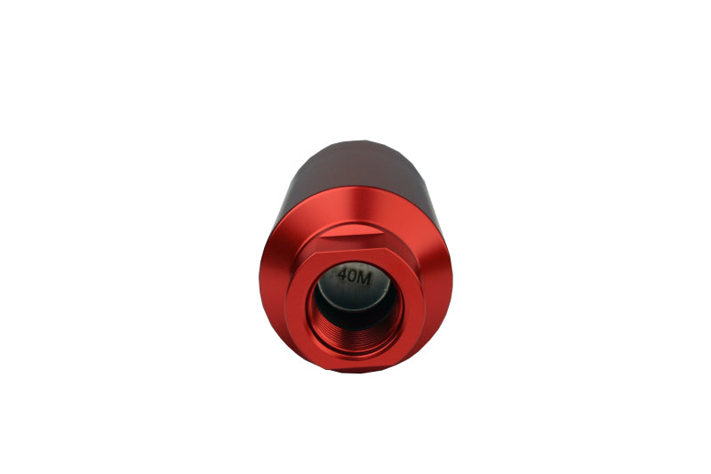 Aeromotive In-Line Filter - AN-10 size - 40 Micron SS Element - Red Anodize Finish-thumbmail-3