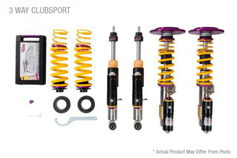 KW Porsche 911 GT2RS 991.2 With OE NoseLift Clubsport Coilover Kit 3-Way-thumbmail-1