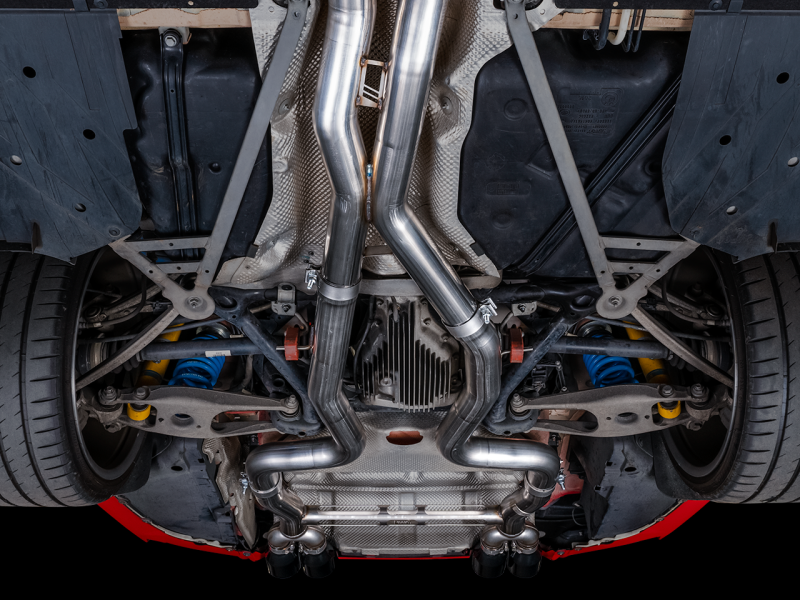 AWE Tuning BMW F8X M3/M4 Track Edition Catback Exhaust - Diamond Black Tips-thumbmail-7