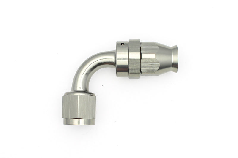 DeatschWerks 8AN Female Swivel 90-Degree Hose End PTFE (Incl. 1 Olive Insert)-thumbmail-2