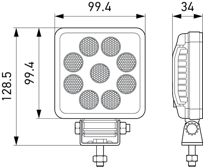 Hella ValueFit LED Work Light PS1000 LED MV CR LT-thumbmail-5