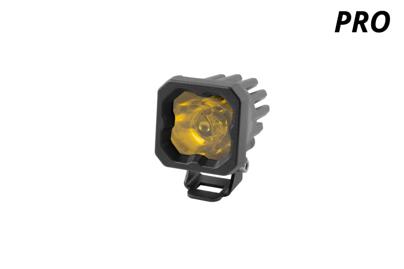 Diode Dynamics Stage Series C1 LED Pod Pro - Yellow Flood Standard ABL Each-thumbmail-3