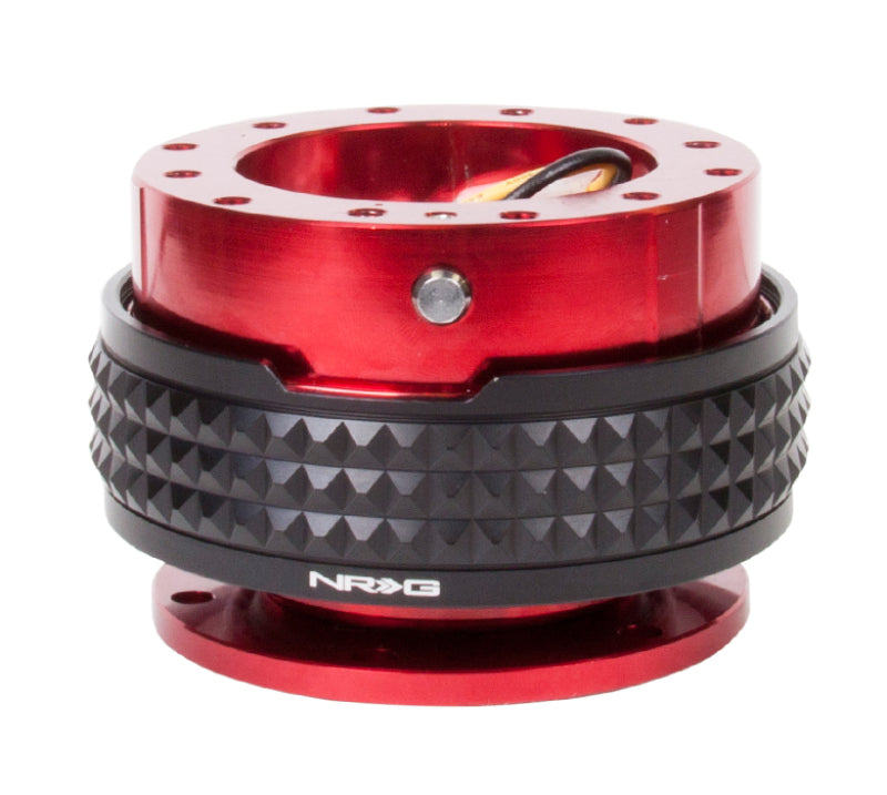 NRG Quick Release Kit - Pyramid Edition - Red Body / Black Pyramid Ring-thumbmail-2