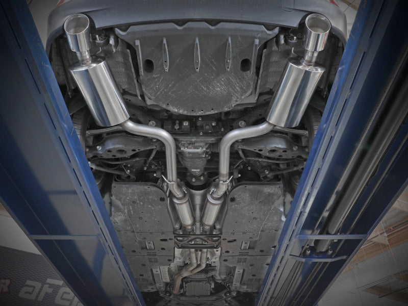 aFe POWER Takeda 16-17 Lexus IS200t L4-2.0L (t) 2.5in-3in 304 SS CB Exhaust w/ Black Tips-thumbmail-3