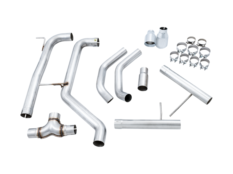 AWE Tuning 18-21 Volkswagen Jetta GLI Mk7 Track Edition Exhaust - Chrome Silver Tips (Fits OEM DP)-thumbmail-3