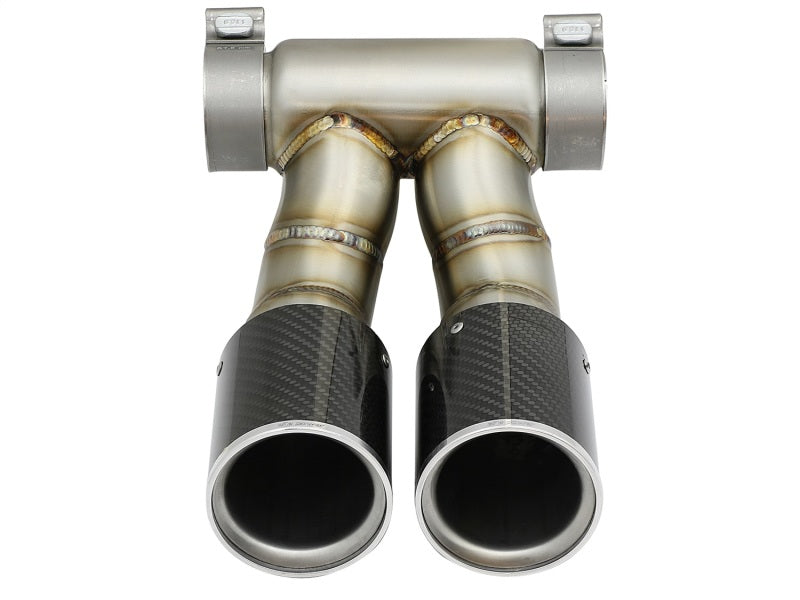aFe Power 13-14 Porsche Cayman S / Boxster S Carbon Fiber Exhaust Tip Upgrade-thumbmail-4