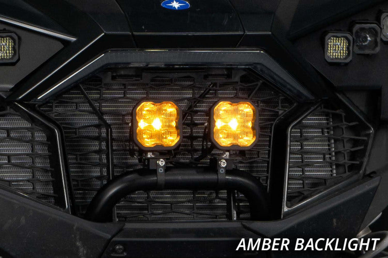Diode Dynamics SS3 LED Bumper 1 1/4 In Roll Bar Kit Pro - White SAE Fog (Pair)-thumbmail-5