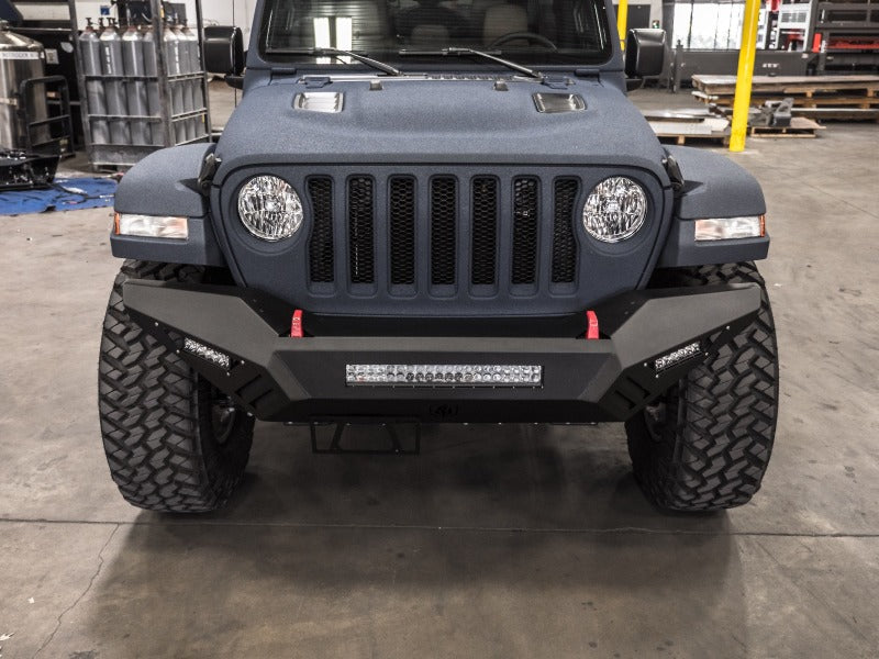 Road Armor 18-20 Jeep Wrangler JL SPARTAN Front Bumper - Tex Blk-thumbmail-4