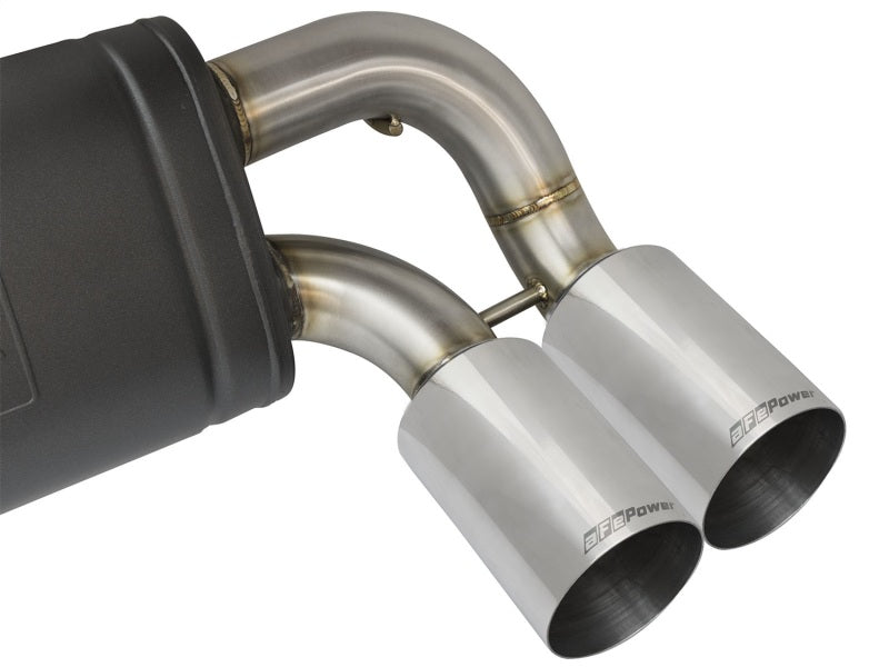 aFe MACHForce XP 3in - 2 1/2in Axle Back 304SS Exhaust w/ Polished Tips 16-17 BMW M2 (f87)-thumbmail-4