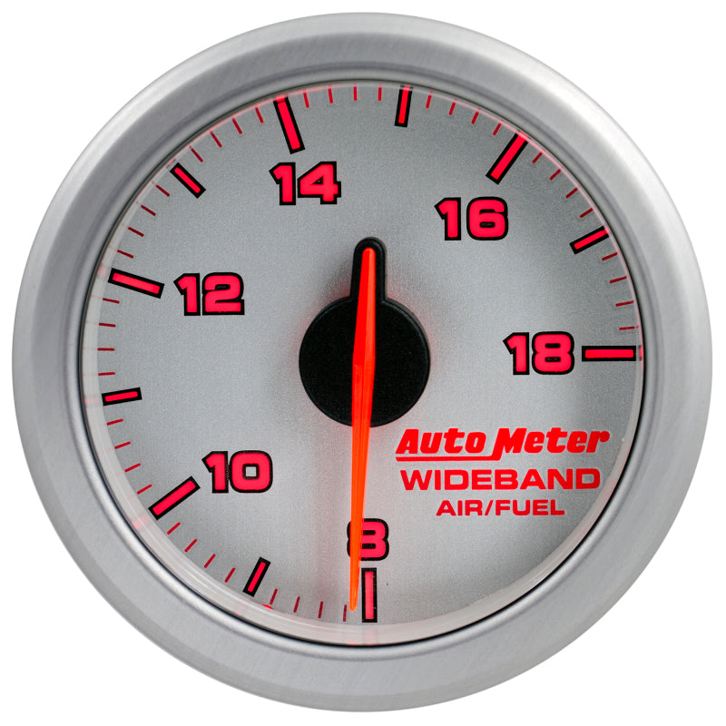 Autometer Airdrive 2-1/6in Wideband Air / Fuel Gauge 10:1-17:1 ARF Range - Silver-thumbmail-3