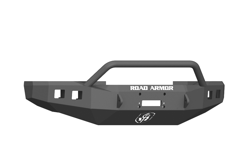 Road Armor 17-20 Ford F-250 Stealth Front Winch Bumper w/Pre-Runner Guard - Tex Blk-thumbmail-1