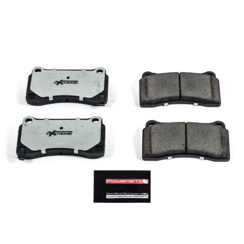 Power Stop 09-18 Nissan GT-R Rear Z26 Extreme Street Brake Pads w/Hardware-thumbmail-1