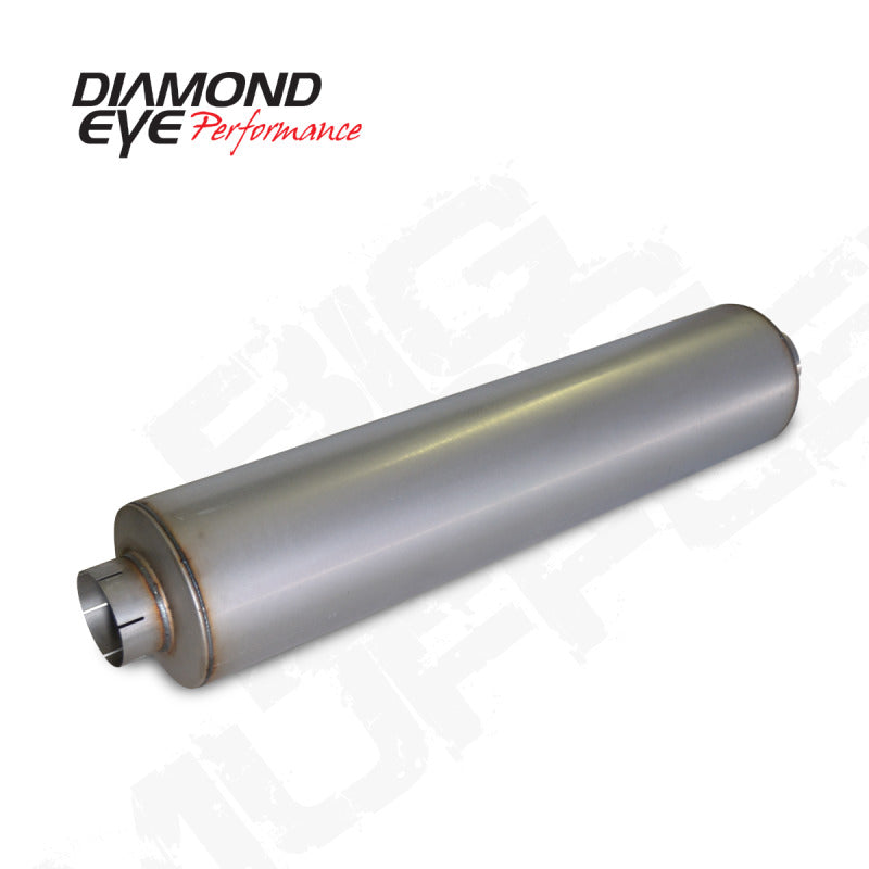 Diamond Eye MFLR BIG DOG QUIET TONE 5inID SGL IN/SGL OUT 10inDIA X 45in BODY 51in LENGTH BAFFLED AL-thumbmail-4