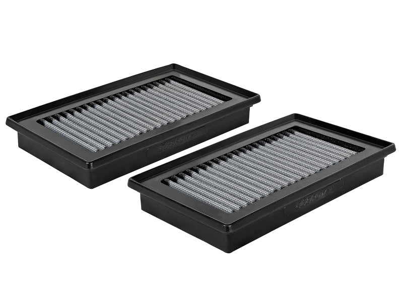aFe Magnum FLOW Pro DRY S OE Replacement Filter (Pair) 14-19 Infiniti Q50 V6 3.5L/3.7L-thumbmail-1