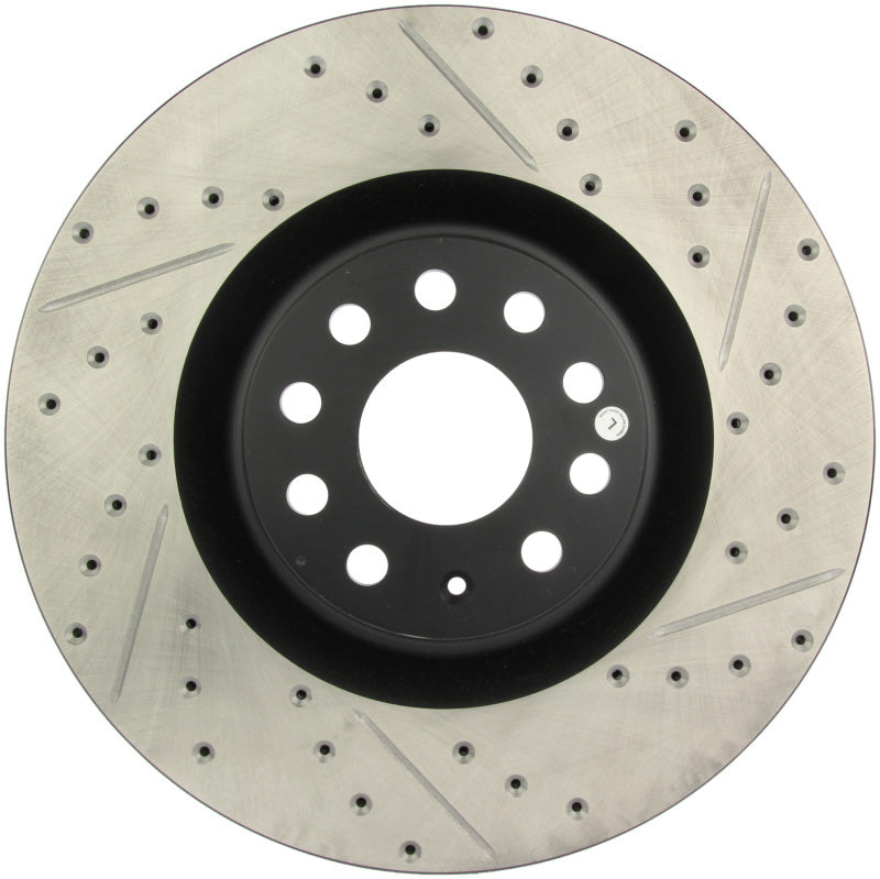 StopTech 09 VW Passat CC / 06-09 Passat Slotted & Drilled Left Front Rotor-thumbmail-7