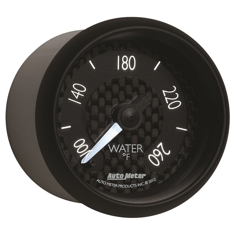 Autometer GT Series 52mm Full Sweep Electronic 100-260 Deg F Water Temperature Gauge-thumbmail-3
