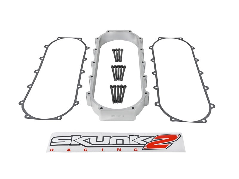 Skunk2 Ultra Series Honda/Acura Silver RACE Intake Manifold 2 Liter Spacer (Inc Gasket & Hardware)-thumbmail-4