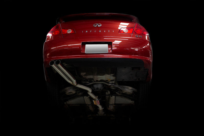 ISR Performance EP (Straight Pipes) Dual Tip Exhaust - 05-06 Infiniti G35 Sedan-thumbmail-2
