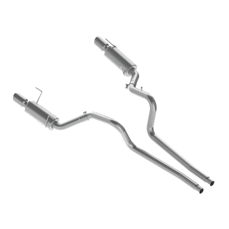 MBRP 05-09 Ford Shelby GT500 / GT Dual Split Rear Street Version 4in Tips T409 Exhaust System-thumbmail-2