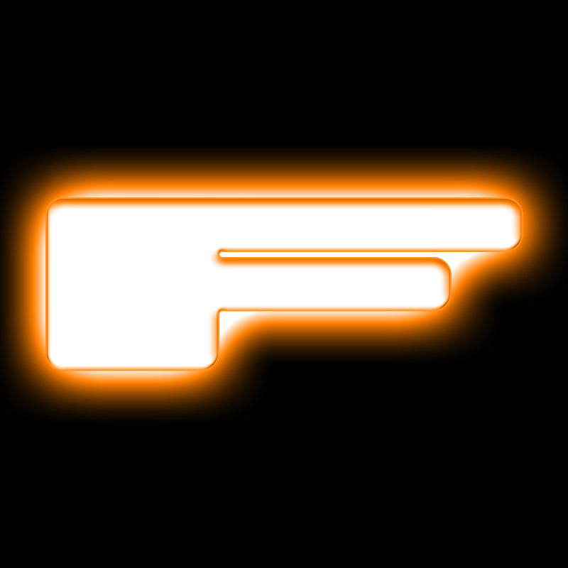 ORACLE Lighting Universal Illuminated LED Letter Badges - Matte White Surface Finish - F-thumbmail-1