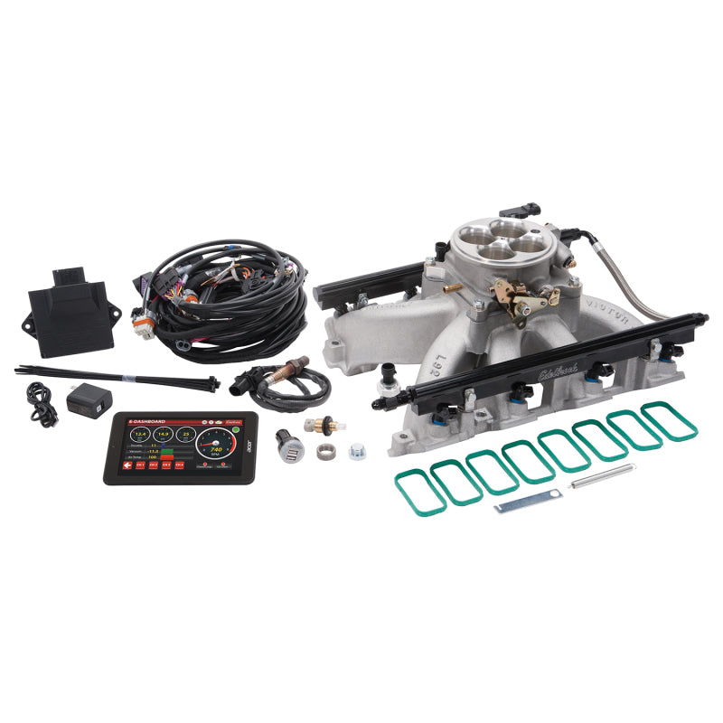 Edelbrock Pro Flo 4 EFI System Seq Port LS Gen III/IV Victor Jr Rect Port 550 HP Max 35lb/hr-thumbmail-3