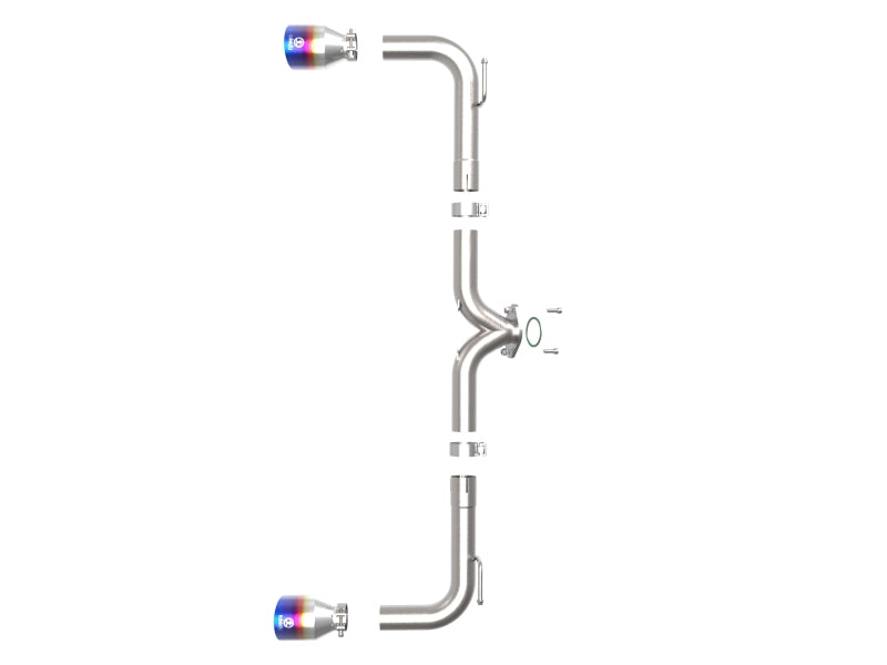 aFe Takeda 2-1/2in 304 SS Axle-Back Exhaust w/ Blue Flame Tips 14-18 Mazda 3 L4 2.0L/2.5L-thumbmail-7