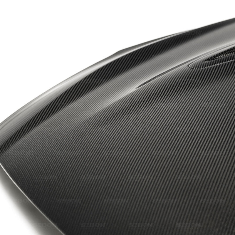 Seibon 17-18 Nissan GT-R OEM Style Carbon Fiber Hood-thumbmail-3