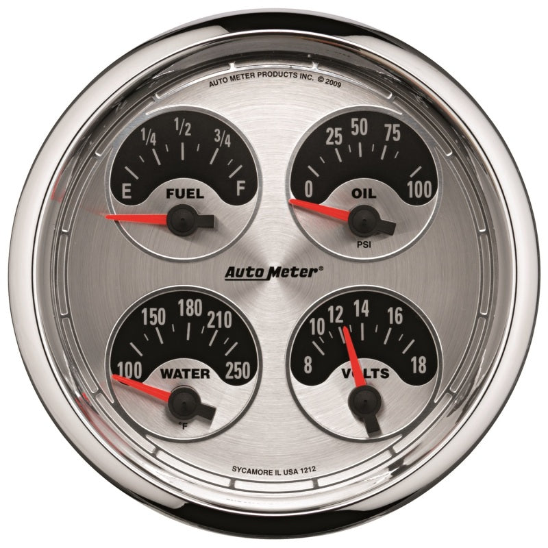 Autometer 5inch Kit Box - Tach Speedo Combo / Oil Pressure / Water Temp / Volt / Fuel Leve