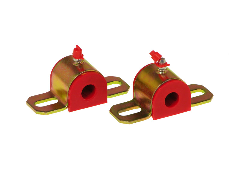 Prothane Universal Greasable Sway Bar Bushings - 9/16in - Type A Bracket - Red-thumbmail-1