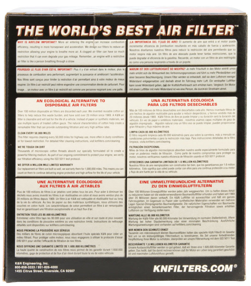 K&N Custom Air Filter - Round 6.25in OD 5.25in ID 4in H-thumbmail-4