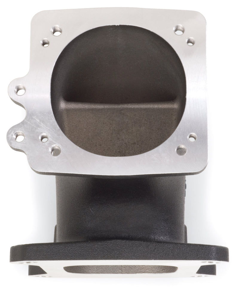 Edelbrock High Flow Intake Elbow 95mm Throttle Body to Square-Bore Flange Black Finish-thumbmail-10