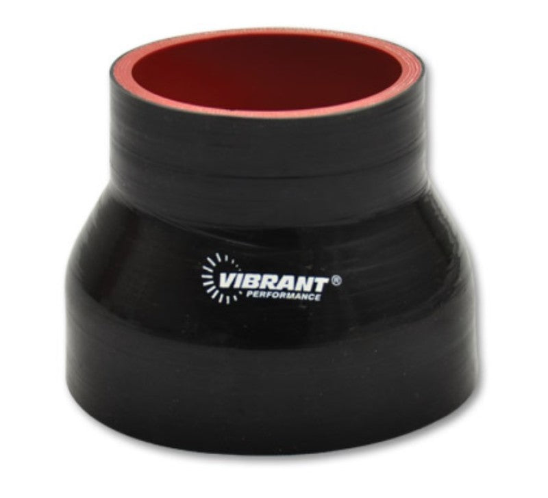 Vibrant 4 Ply Reducer Coupler 3in ID x 2.5in ID x 4.5n Long - Black-thumbmail-2