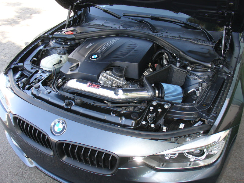 Injen 12-13 BMW 335i (N55) 3.0L L6 (turbo) AUTO TRANS ONLY Wrinkle Black Short Ram Intake w/ MR Tech-thumbmail-4