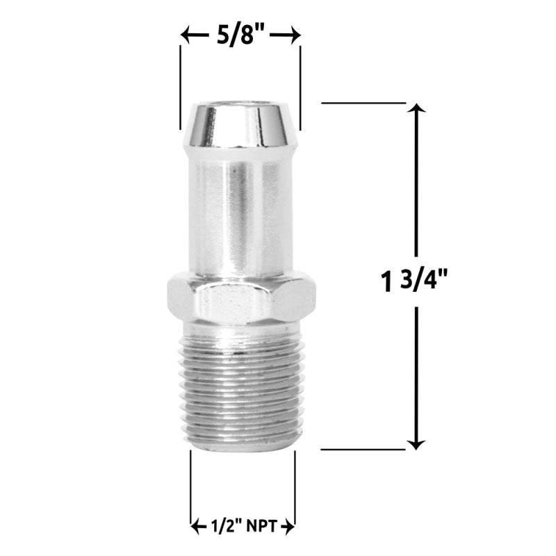 Spectre Heater Hose Fitting 5/8in. - Chrome-thumbmail-5