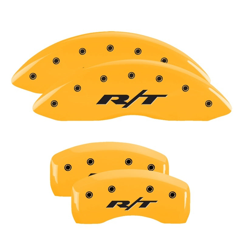 MGP 4 Caliper Covers Engraved Front C5/Corvette Engraved Rear C5/Z06 Yellow finish black ch-thumbmail-2