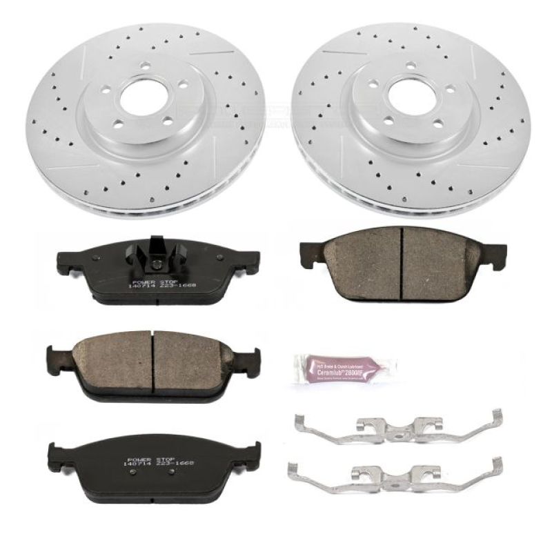 Power Stop 13-14 Ford Focus Front Z23 Evolution Sport Brake Kit-thumbmail-1
