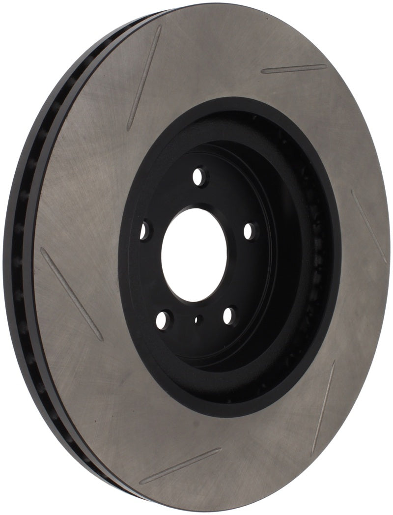 StopTech Power Slot Nissan 370z / Infiniti G37 SportStop Slotted Front Left Rotor-thumbmail-4