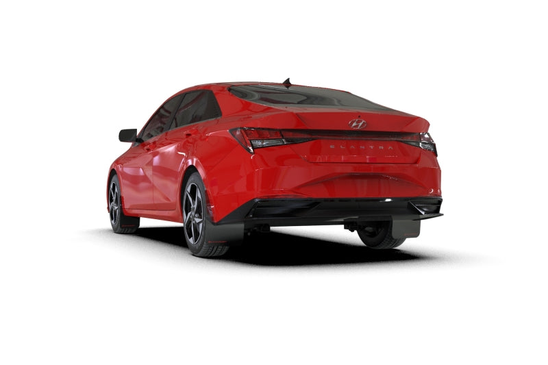 Rally Armor 21-23 Hyundai Elantra (Will Not Fit Elantra N/N Line) Black UR Mud Flap w/ Grey Logo-thumbmail-2