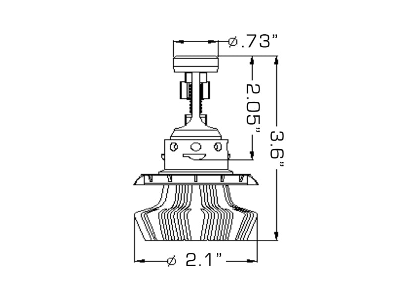 Oracle H13 4000 Lumen LED Headlight Bulbs (Pair) - 6000K-thumbmail-2