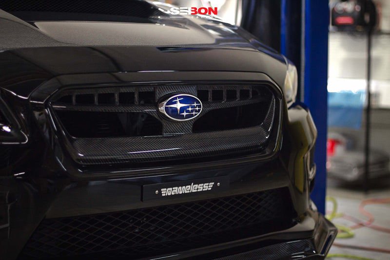 Seibon 2015 Subaru WRX OEM Carbon Fiber Front Grill-thumbmail-6
