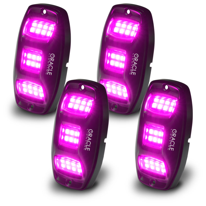 Oracle Underbody  RGB+W Wheel Well Rock Light Kit - 4 PCS - ColorSHIFT-thumbmail-7